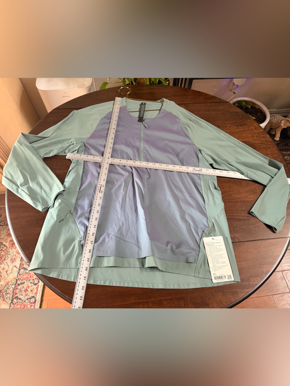 lululemon athletica Long Sleeve Pullover in Teal and Lavender